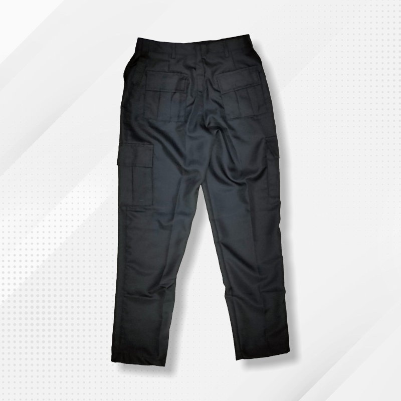 meer.／BIG POCKET NYLON PANTS(BLK) 光